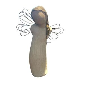 Willow Tree Angel Sculpture Thankyou- Cream and Silver